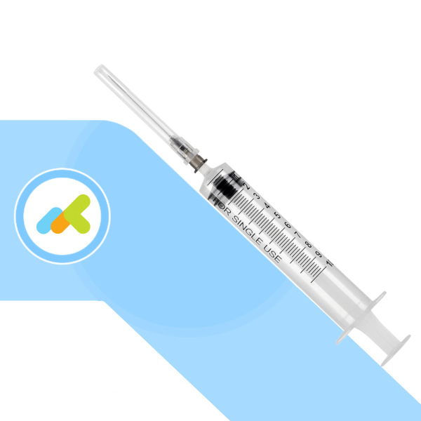 Benefis Siringhe Sterili Monouso 10ml | con Ago 22G e Cono Centrale | 100 Pezzi