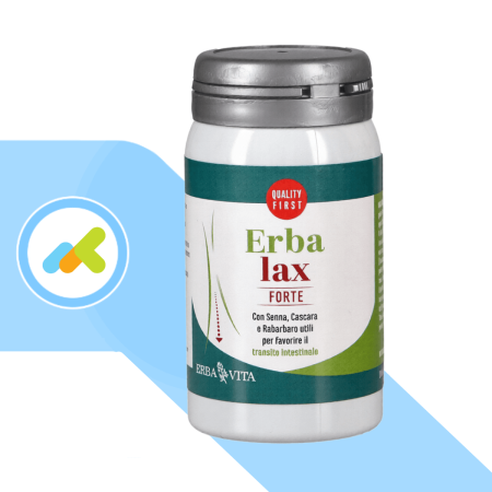 Erba Vita Erbalax Forte | Integratore Naturale per la Regolarità e il Benessere Intestinale | 100 Compresse