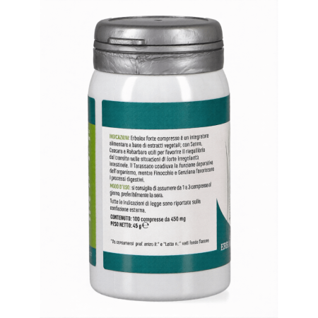 Erbalax Forte | Integratore Naturale per la Regolarità e il Benessere Intestinale | 100 Compresse 2