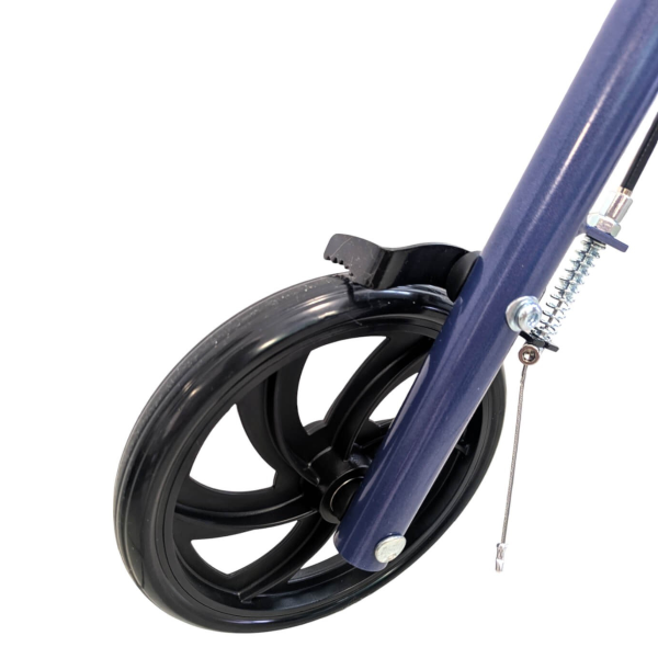 Roller Pieghevole RO10 in Acciaio Blu con 4 Ruote | Termigea | Portata 130 kg