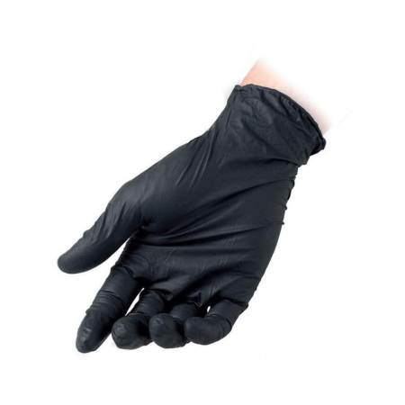 Reflexx 78 Guanti Nitrile Neri | DPI Cat.3 certificati EN 374 | 100pz 2