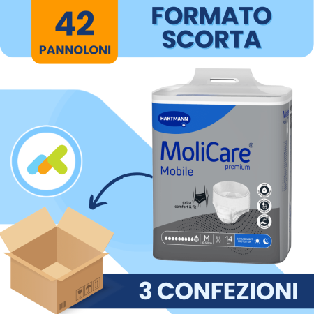 MoliCare Premium Mobile 10 gocce | Mutande Assorbenti per Incontinenza Severa 2