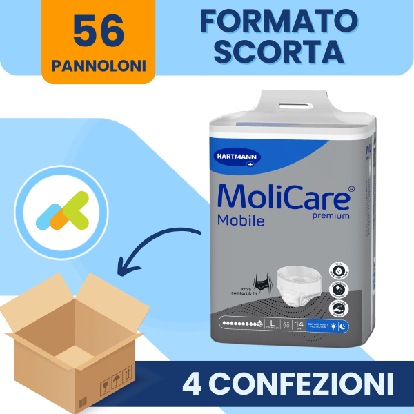 MoliCare Premium Mobile 10 gocce | Mutande Assorbenti per Incontinenza Severa