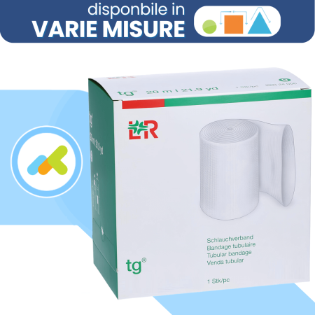 L&R Maglia Tubolare Sintetica | Sottogesso Elastico e Fissaggio Medicazioni