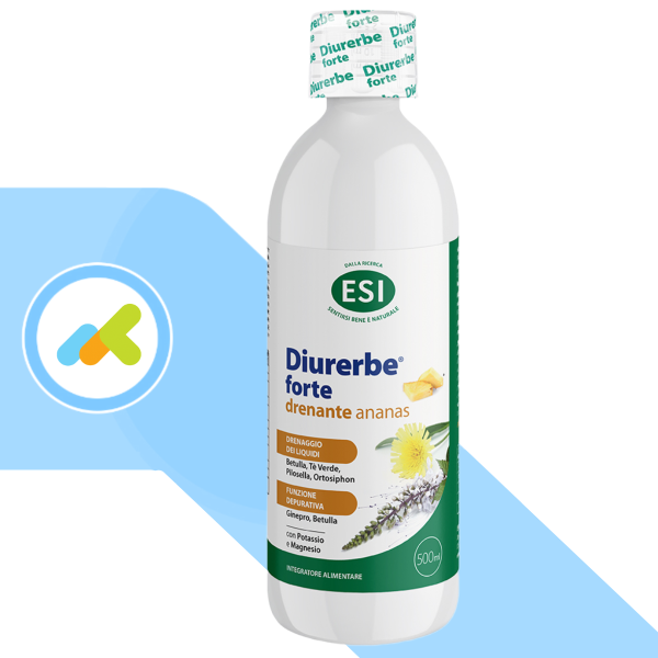 ESI Diurerbe Forte Drenante Estate | Gusto Ananas | 2x500ml