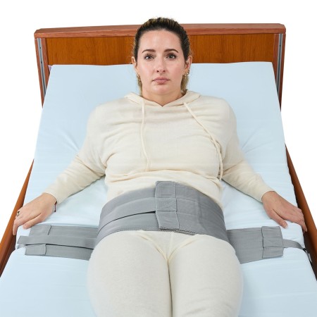 Cintura di Fissaggio al Letto Imbottita a Doppio Movimento ADIGGY con Fibbie a Scorrimento