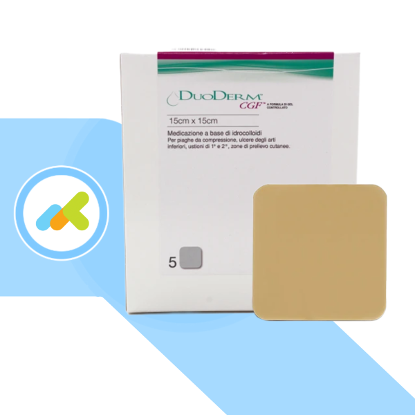 DuoDERM CGF Medicazione Idrocolloidale per Piaghe e Ulcere | 10x10 15x15 20x20