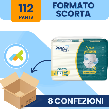 Mutandine Assorbenti | Serenity SoftDry Pants Extra | 14 pezzi