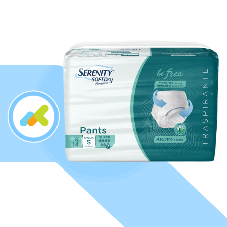 Serenity SoftDry Pants Super | Mutandine Assorbenti | Massima Assorbenza | 12 pezzi