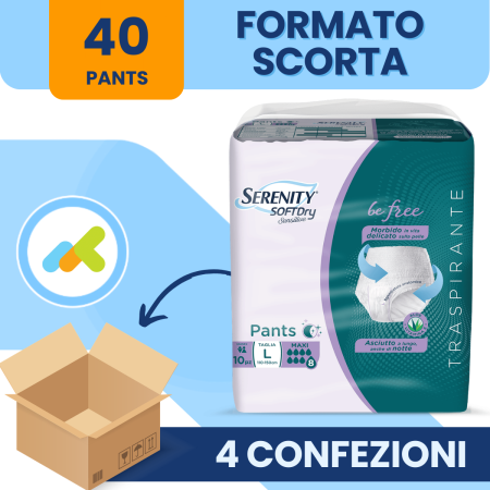 Serenity SoftDry Sensitive Pants Maxi 10 pz | Offerta 2