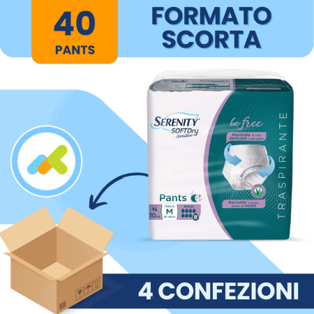 Serenity SoftDry Sensitive Pants Maxi 10 pz | Offerta 2