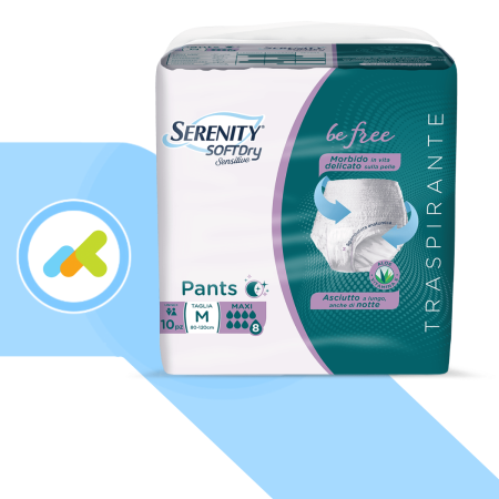 Serenity SoftDry Sensitive Pants Maxi 10 pz | Offerta