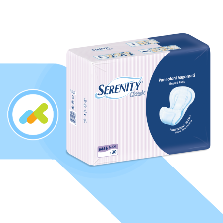 Serenity Classic Maxi| Pannolone sagomato | 30 pannoloni