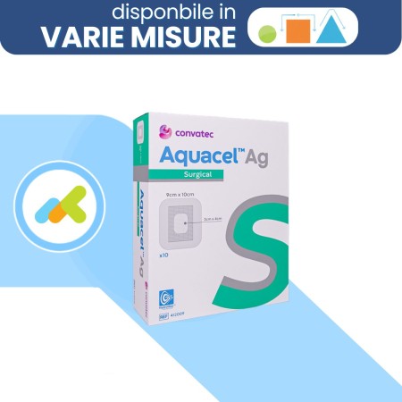 Aquacel® Ag Surgical |Medicazione Antimicrobica con Argento per Ferite Chirurgiche 2