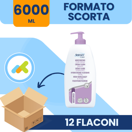 Serenity SkinCare crema nutriente e idratante 500ml