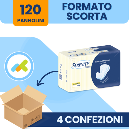 Pannolone Sagomato Serenity Classic Super 30 pannolini 2