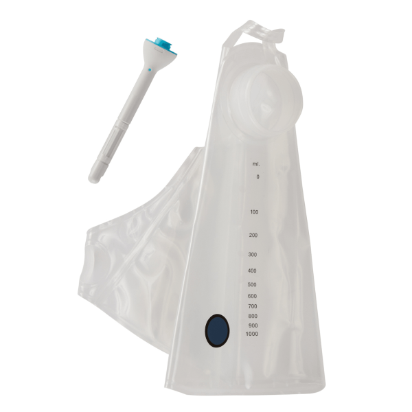 Peristeen Plus Regular: Kit con 15 Cateteri Regular Prelubrificati Monouso e 1 Sacca Senza Tappo