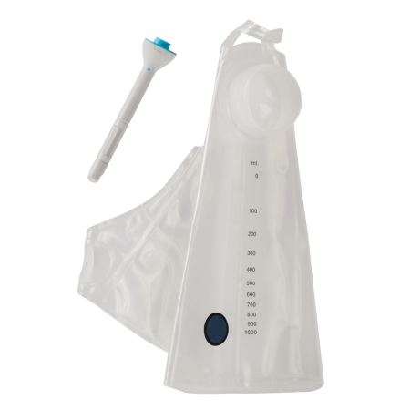 Peristeen Plus Regular: Kit con 15 Cateteri Regular Prelubrificati Monouso e 1 Sacca Senza Tappo