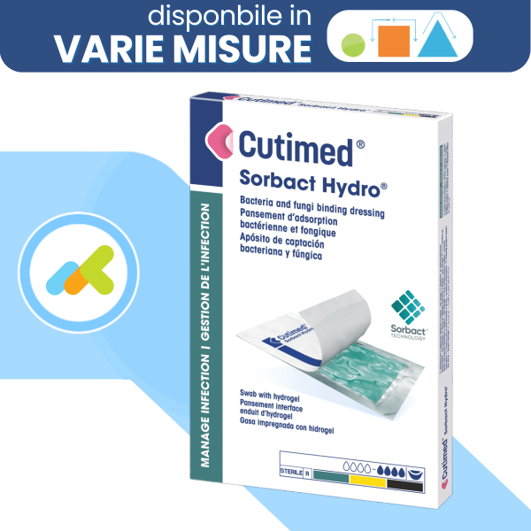 Cutimed Sorbact Gel: Medicazione a Captazione Batterica con Idrogel per Ferite Infette 1 Pezzo