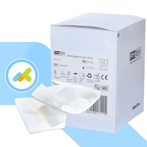 Rusch Raccogligoccia: Protezione Discreta per Incontinenza Urinaria Maschile 20pz