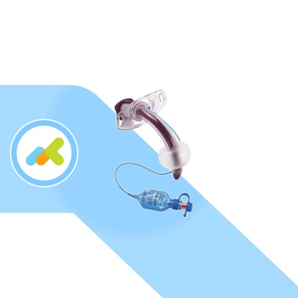 Cannula tracheostomica Portex Blue line ultra soft seal cuffiata, non finestrata. Misura 7,5