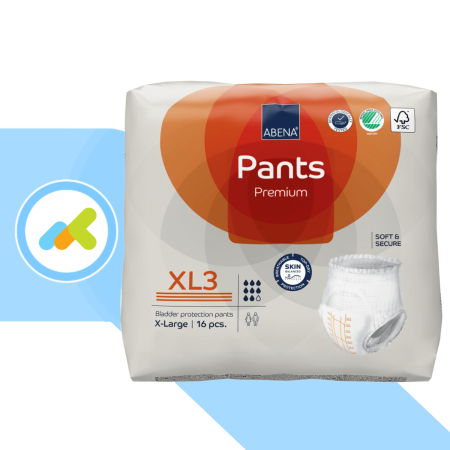 Abena Pants XL: Mutandine Assorbenti per Incontinenza Elevata 16 pezzi