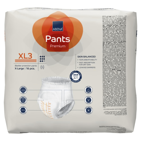 Abena Pants XL: Mutandine Assorbenti per Incontinenza Elevata 16 pezzi 2