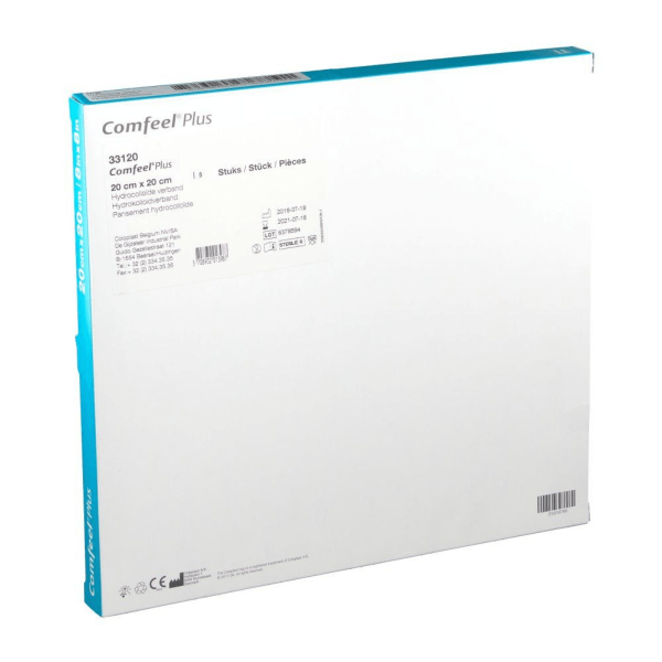 Comfeel Plus 20x20: Medicazione Idrocolloidale Avanzata per Lesioni Cutanee 5 pezzi