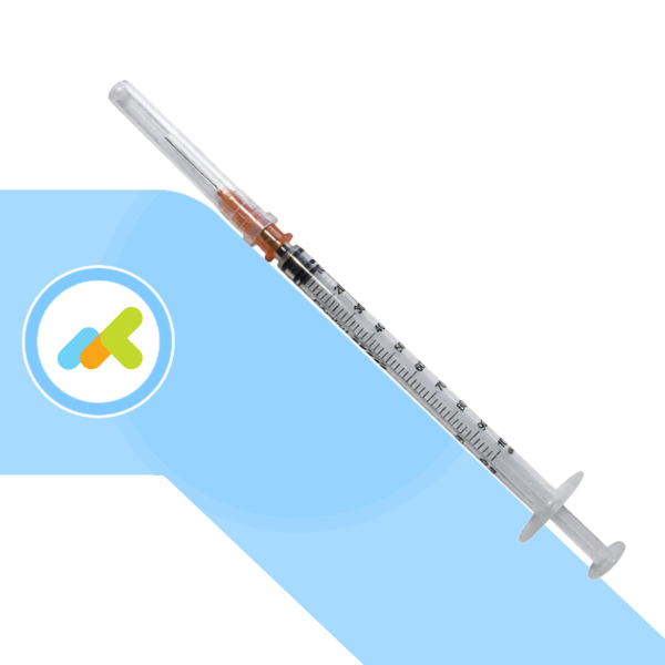 Benefis Siringhe Monouso da Insulina 1ml | Ago da 27G | 100 Pezzi