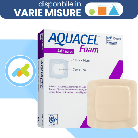 Aquacel Foam Adhesive | Medicazione Adesiva in Schiuma con Tecnologia Hydrofiber