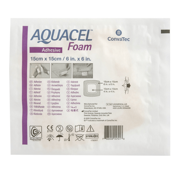 Aquacel Foam Adhesive | Medicazione Adesiva in Schiuma con Tecnologia Hydrofiber