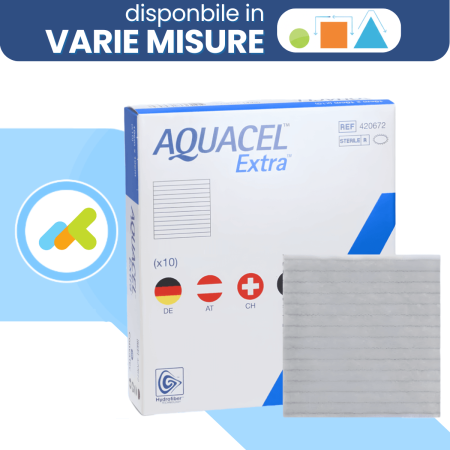 Aquacel Extra: Medicazione in Idrofibra Avanzata per la Cura di Ulcere e Lesioni