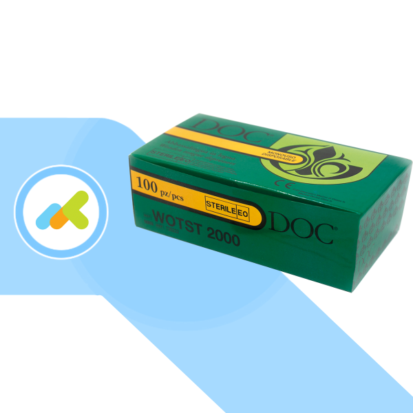 DOC Abbassalingua Sterili in Legno | Monouso e con Superficie Liscia | 100 pezzi