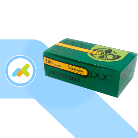 DOC Abbassalingua Sterili in Legno | Monouso e con Superficie Liscia | 100 pezzi