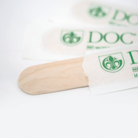 DOC Abbassalingua Sterili in Legno | Monouso e con Superficie Liscia | 100 pezzi 2