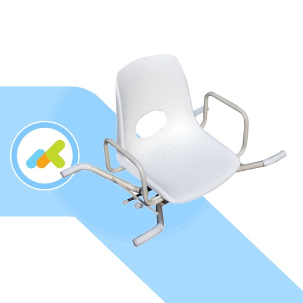 Sedia Girevole per Vasca AB-31 | Sedile Rotante 360° per Disabili e Anziani