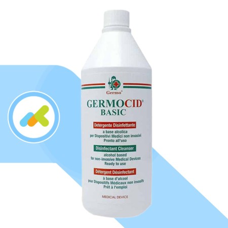 Germocid Basic 750 ml | Detergente Disinfettante per Dispositivi Medici Non Invasivi