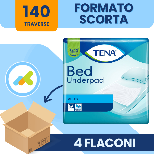 TENA Bed Plus 60x90: Traverse Letto Assorbenti Assorbenti 35 Pezzi