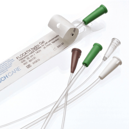 Flocath Hydrogel Uomo Catetere Autolubrificante Punta Nelaton per Massimo Comfort 30 pezzi
