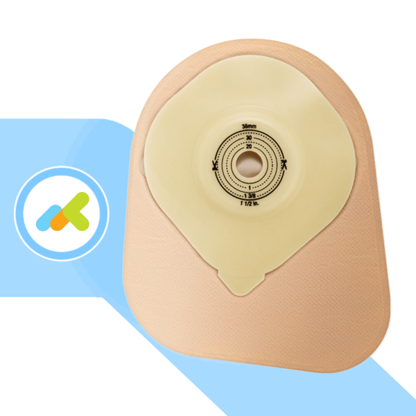 CeraPlus Moderma Flex: Sacca Monopezzo Convessa per Colostomia 30 pezzi