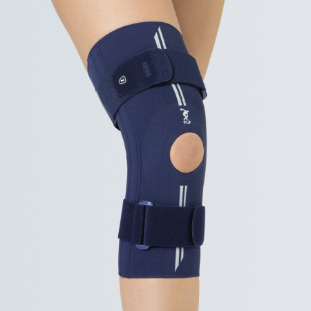 Ginocchiera Phylo 60 FGP | Supporto Traspirante con Stecche a Spirale e Foro Rotuleo, h 34 cm