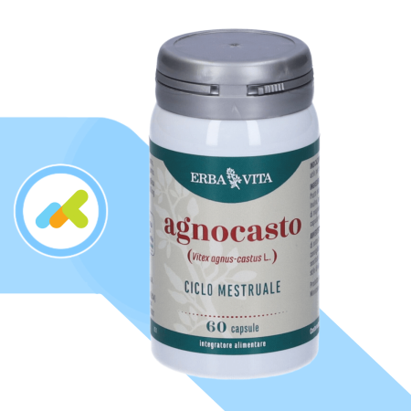 Erba Vita Agnocasto: Integratore Naturale per l'Equilibrio del Ciclo e il Benessere Femminile 60 capsule