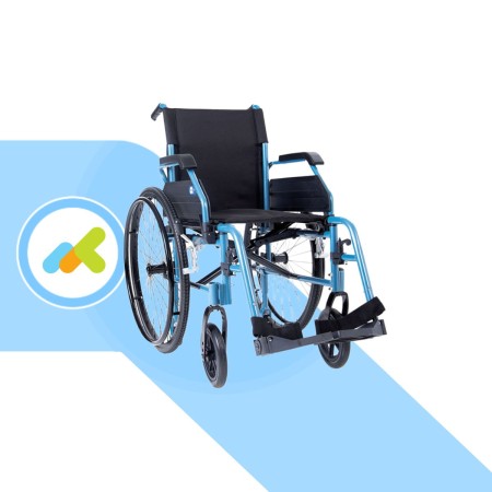 Carrozzina Pieghevole Leggera HELIOS ACT CP780 | Sedia a Rotelle Alluminio