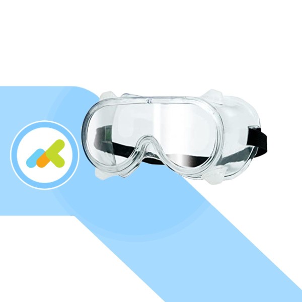 Occhiali a Mascherina EN 166 | Occhiali di Protezione Anti-Appannamento