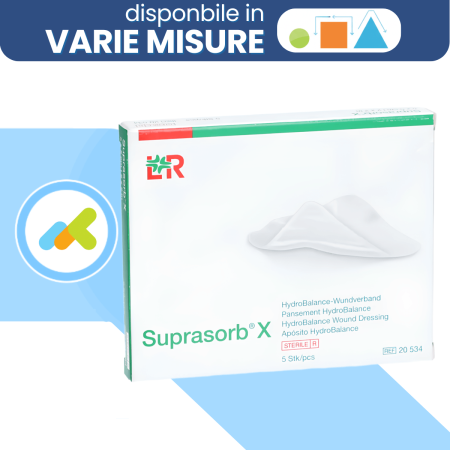 Suprasorb X Medicazione Avanzata HydroBalance per la Gestione delle Ferite 1 pezzo