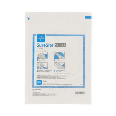 Suresite Select 10,2x11,4cm: Medicazione Sterile per Fissaggio Accessi Vascolari 50 pezzi