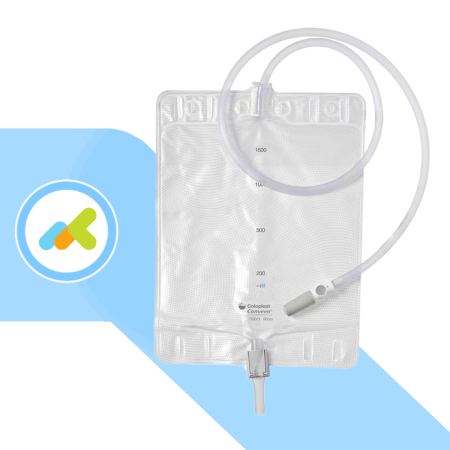 Conveen Sacca Letto Riutilizzabile 1,5L con Scarico: Massima Igiene e Sicurezza Notturna | 8 pezzi