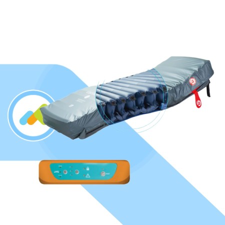 Sistema integrato materasso antidecubito alto rischio RevoPlus + Pompa Centrius SR 363
