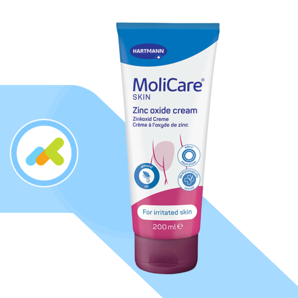 MoliCare Skin Crema all'Ossido di Zinco 200ml: Protezione per Dermatite e Incontinenza