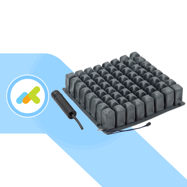 Cuscino antidecubito ad aria Stream Air 40x40x10 cm | 1 Valvola in Neoprene |Demarta Virginio